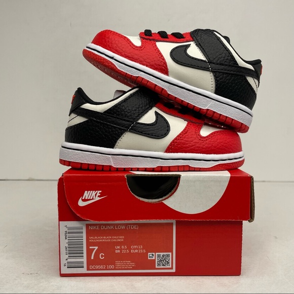 Nike Other - Nike Dunk Low TD EMB NBA 75th Anniversary “Chicago” NEW 2022